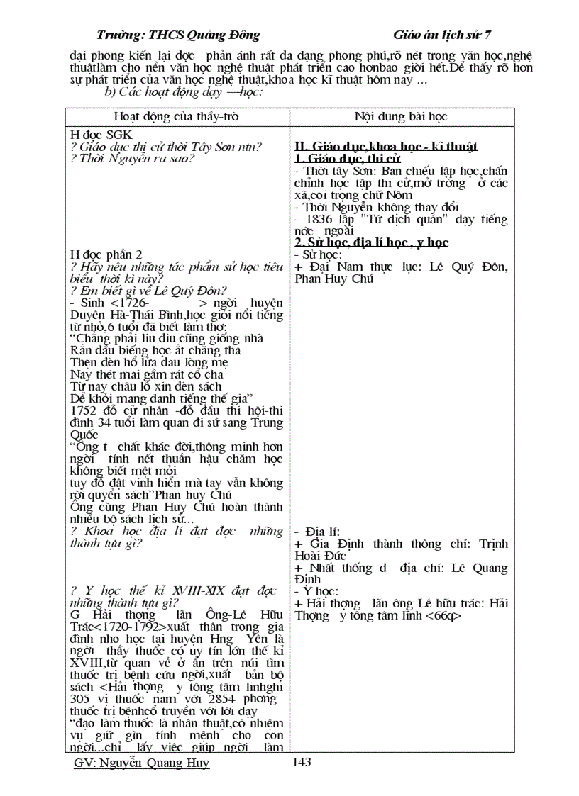 image for page Trọn bộ giáo án Sử 7 Cụ thể chi tiết