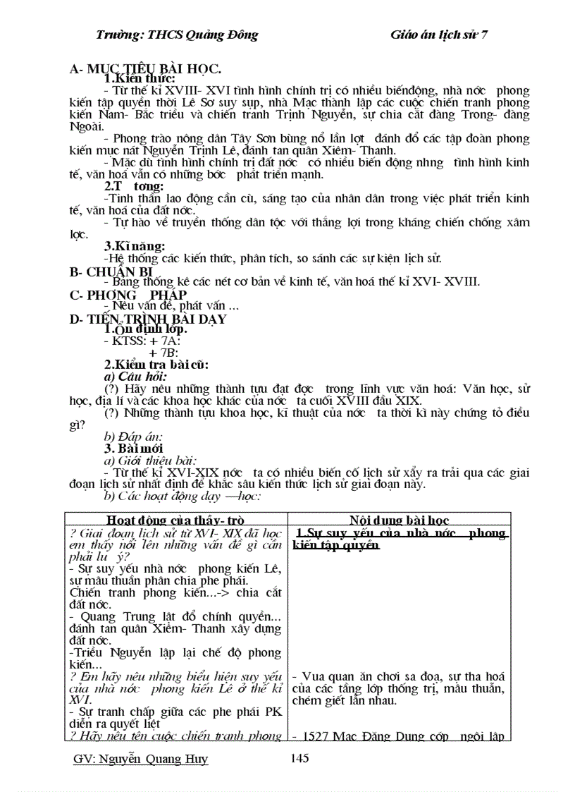 image for page Trọn bộ giáo án Sử 7 Cụ thể chi tiết