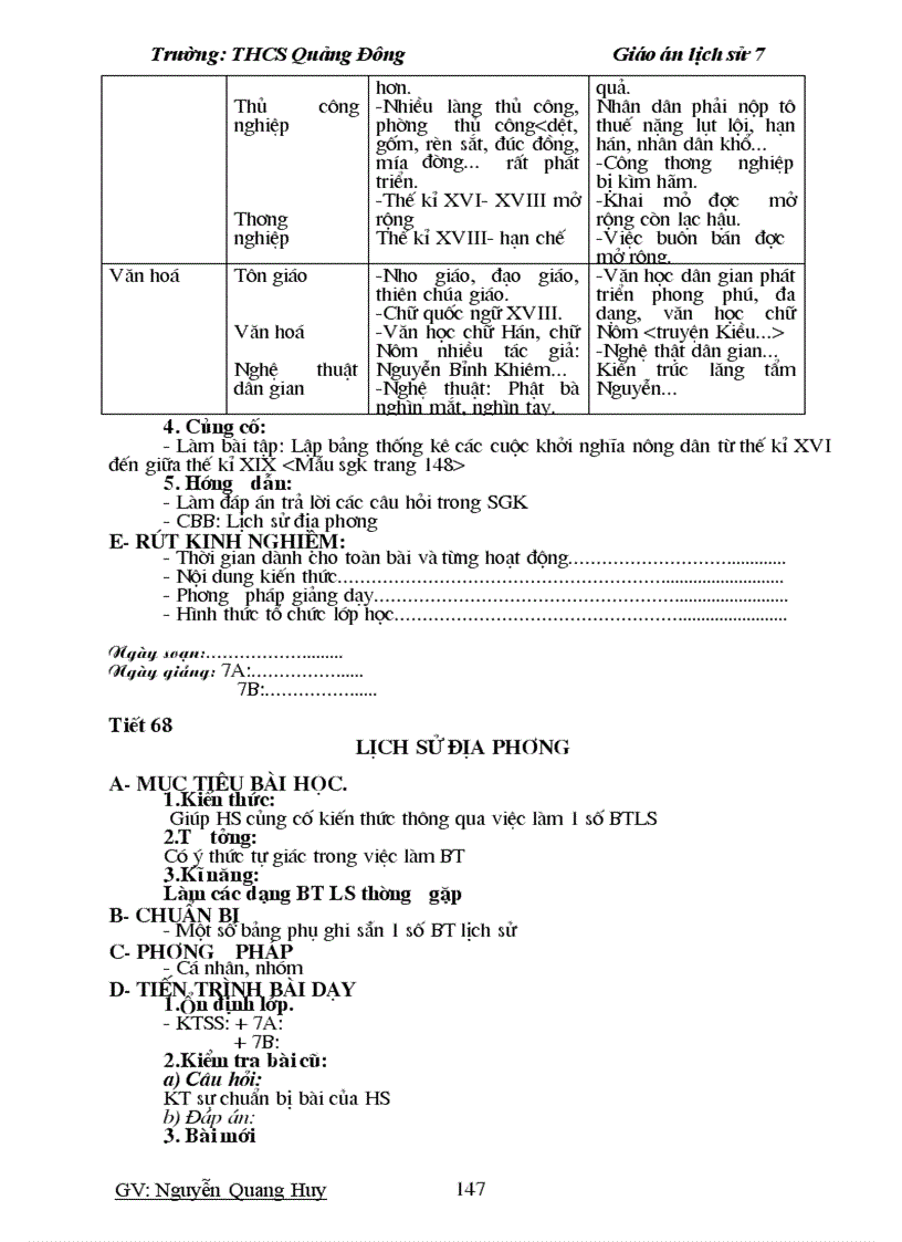 image for page Trọn bộ giáo án Sử 7 Cụ thể chi tiết