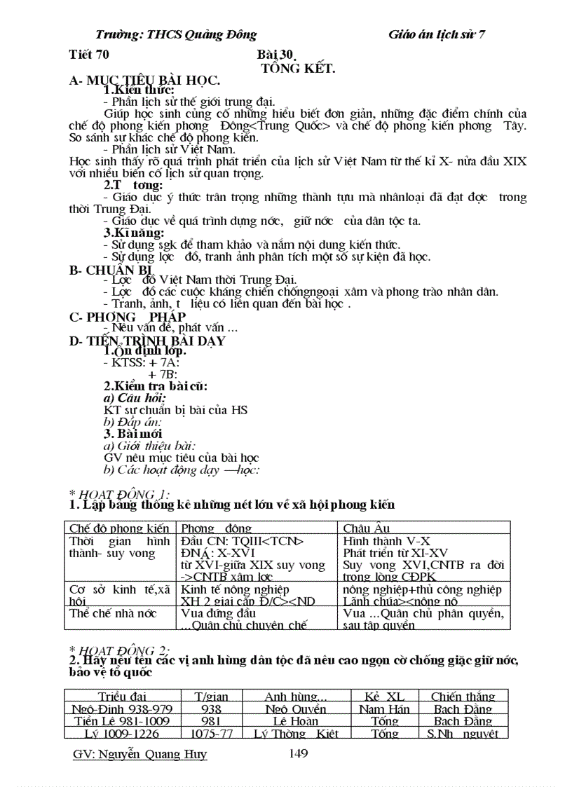 image for page Trọn bộ giáo án Sử 7 Cụ thể chi tiết