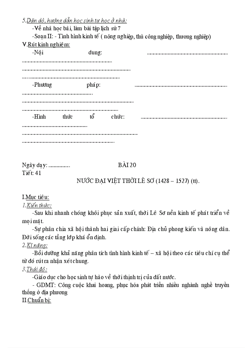 image for page Trọn bộ giáo án sử 7 Học kì II tuyệt