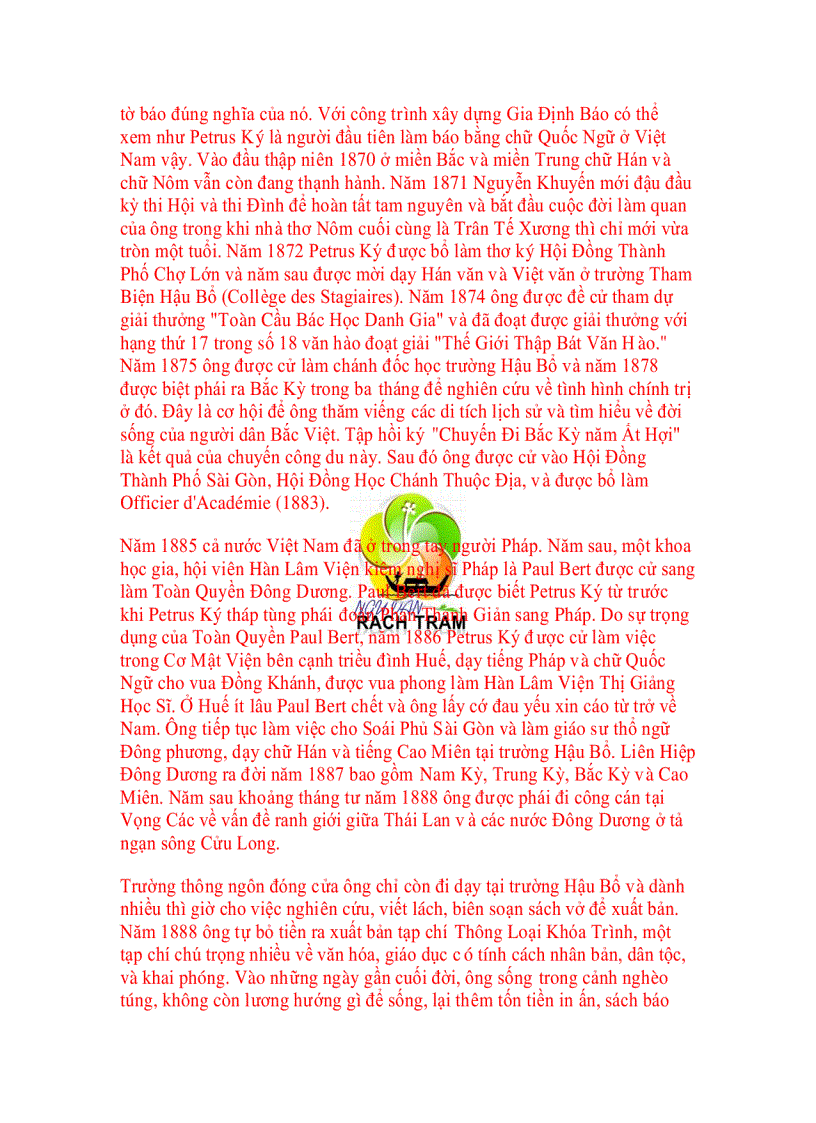 image for page Truơng Vĩnh kí người con đát Vĩnh Long