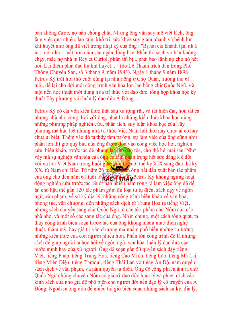 image for page Truơng Vĩnh kí người con đát Vĩnh Long