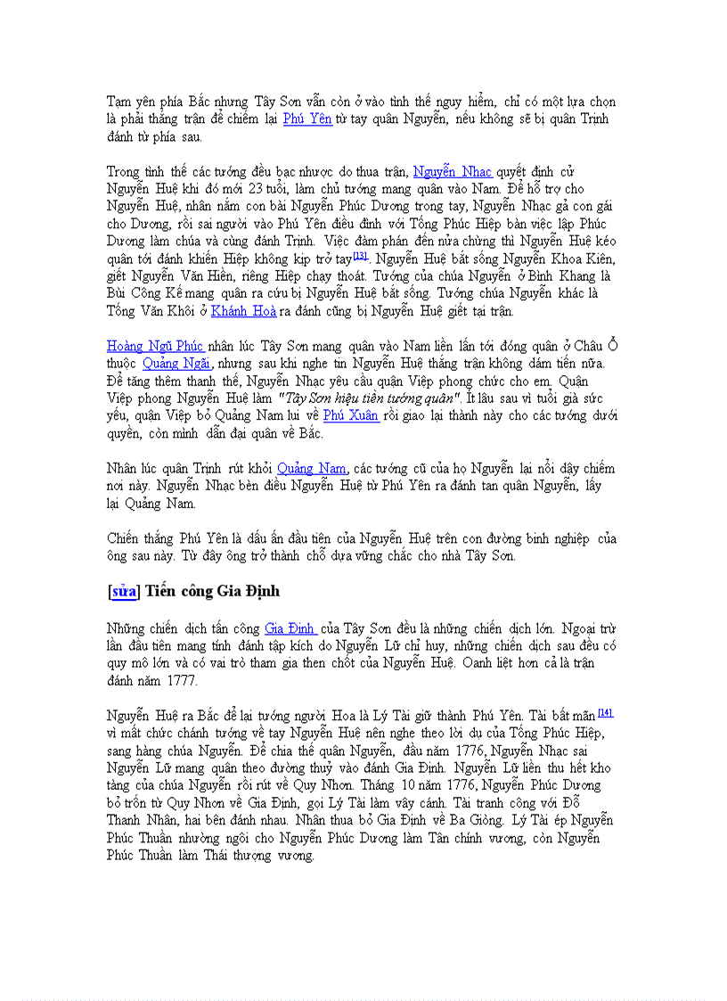 image for page Tư liệu lịch sử về Nguyễn Huệ