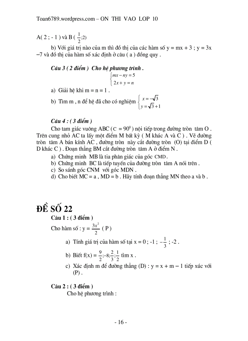image for page 100 đề thi tuyển vào lớp 10