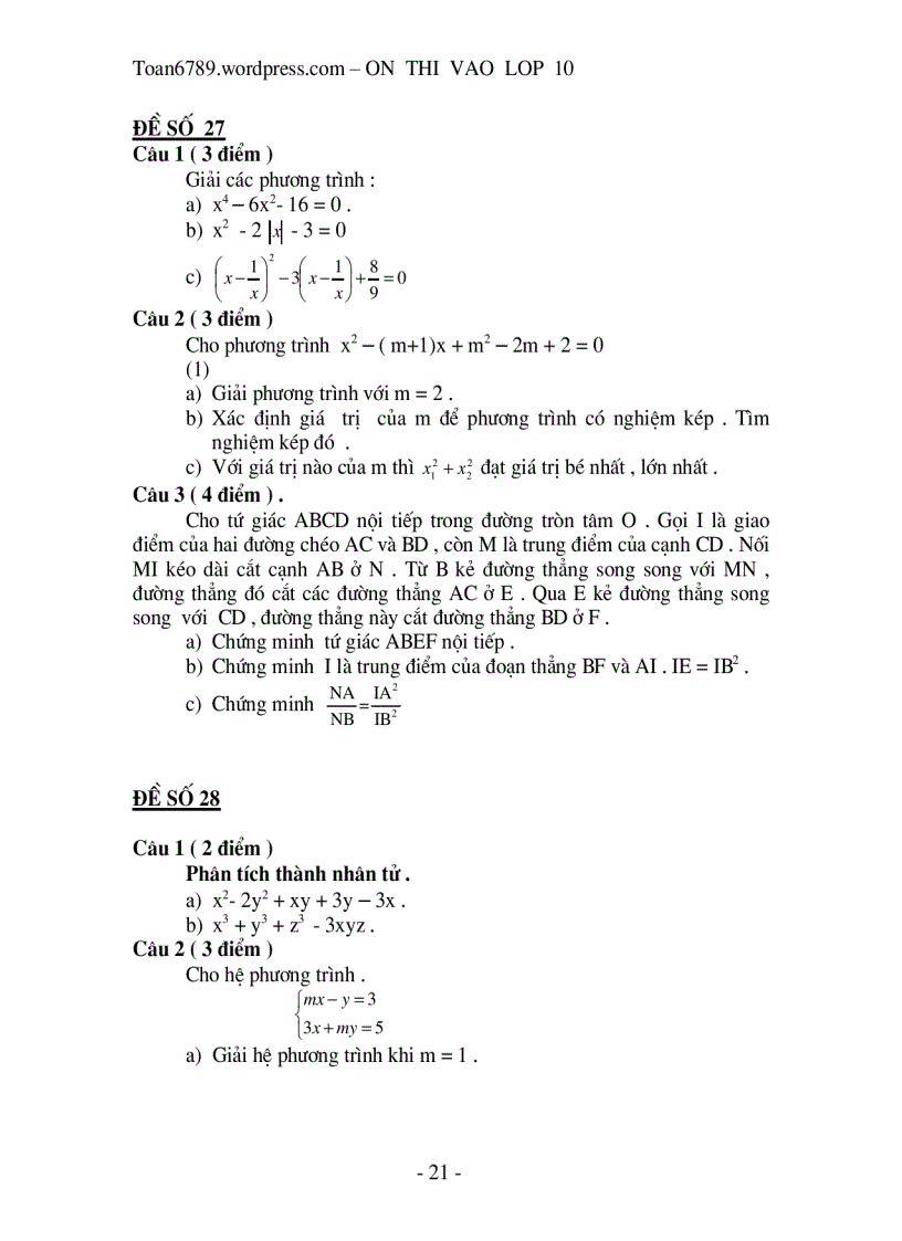 image for page 100 đề thi tuyển vào lớp 10