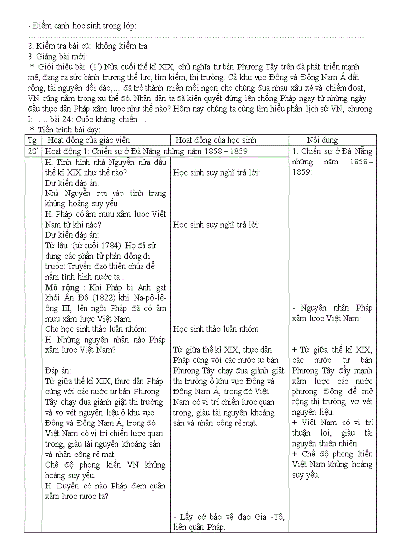 image for page Bài 24 Lịch sử 8