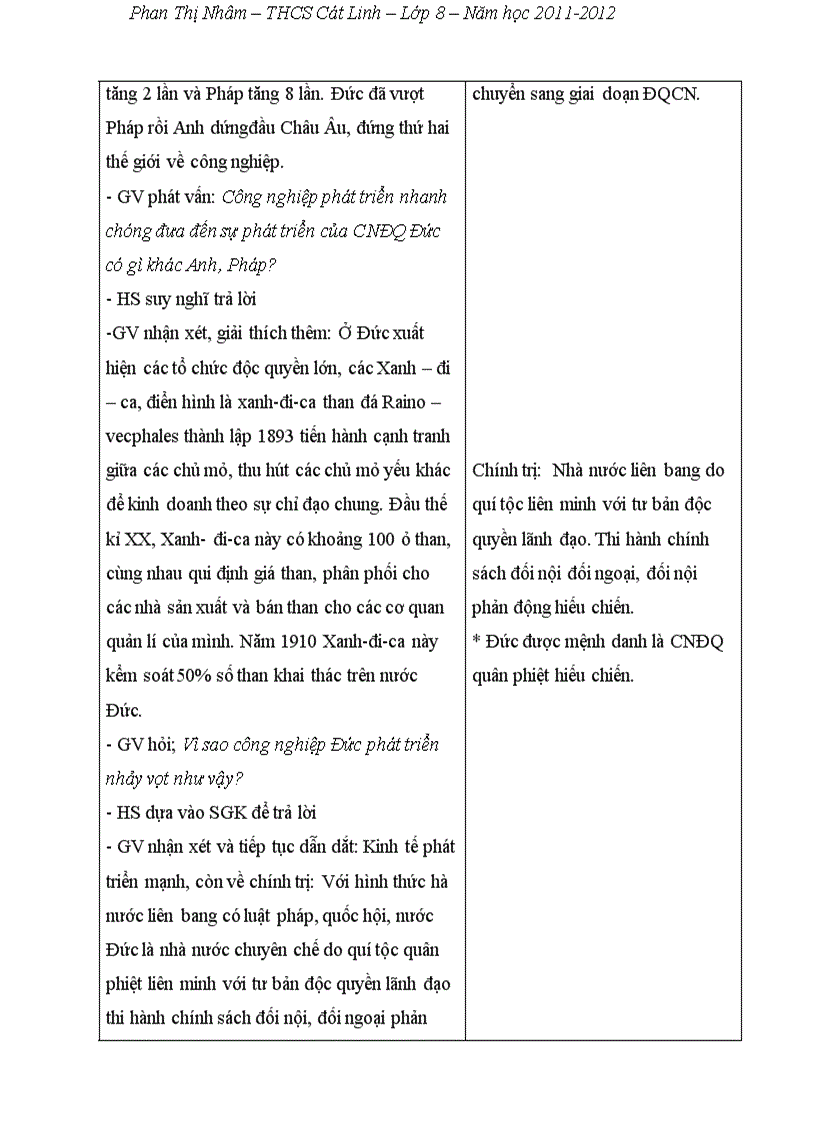 image for page BÀI 6 Các nước Anh Pháp Mĩ Đức cuối thế kỉ XIX đầu thế kỉ XX