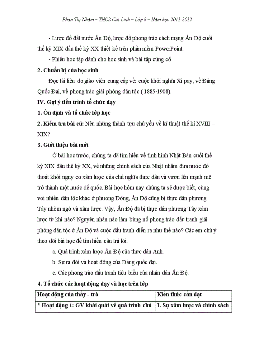 image for page Bài 9 Ân Độ thế kỉ XIX đầu thế kỉ XX