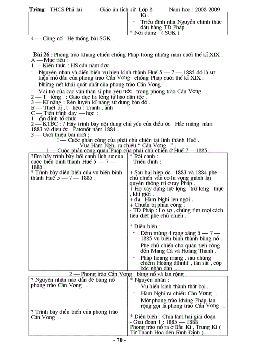 image for page Bài soạn lịch sử 8