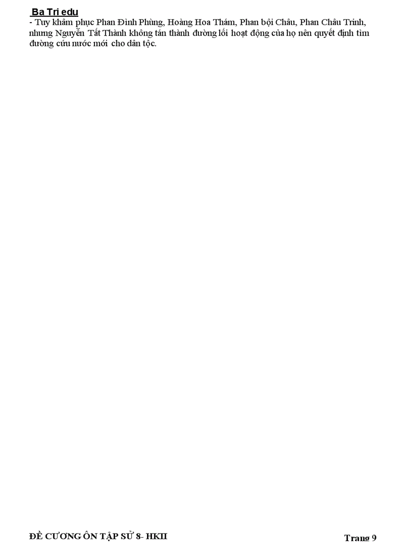 image for page Đề cương ôn thi sử 8 hkII