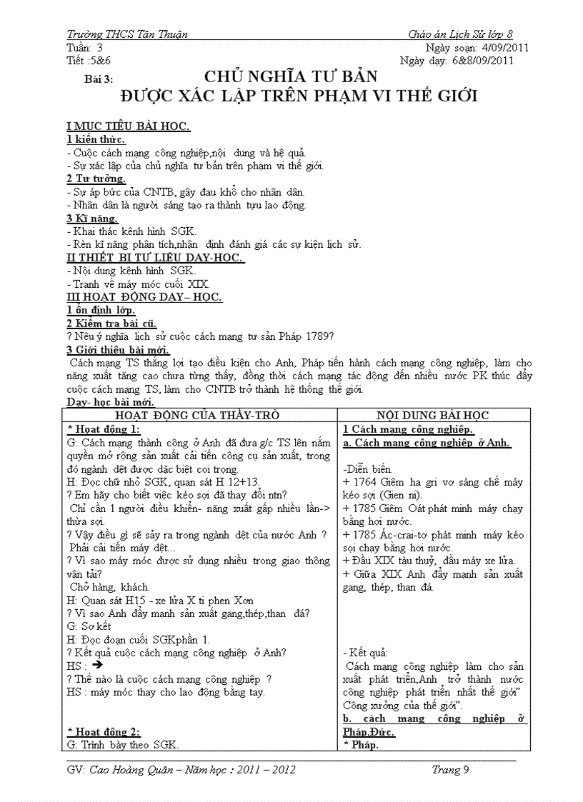 image for page GA lịch sử 8 chuẩn KTKN 2011 2012