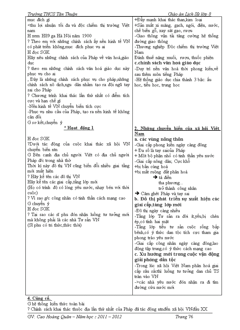 image for page GA lịch sử 8 chuẩn KTKN 2011 2012