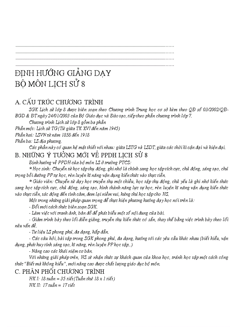 image for page GA Sử 8 Đúng theo PPCT mới