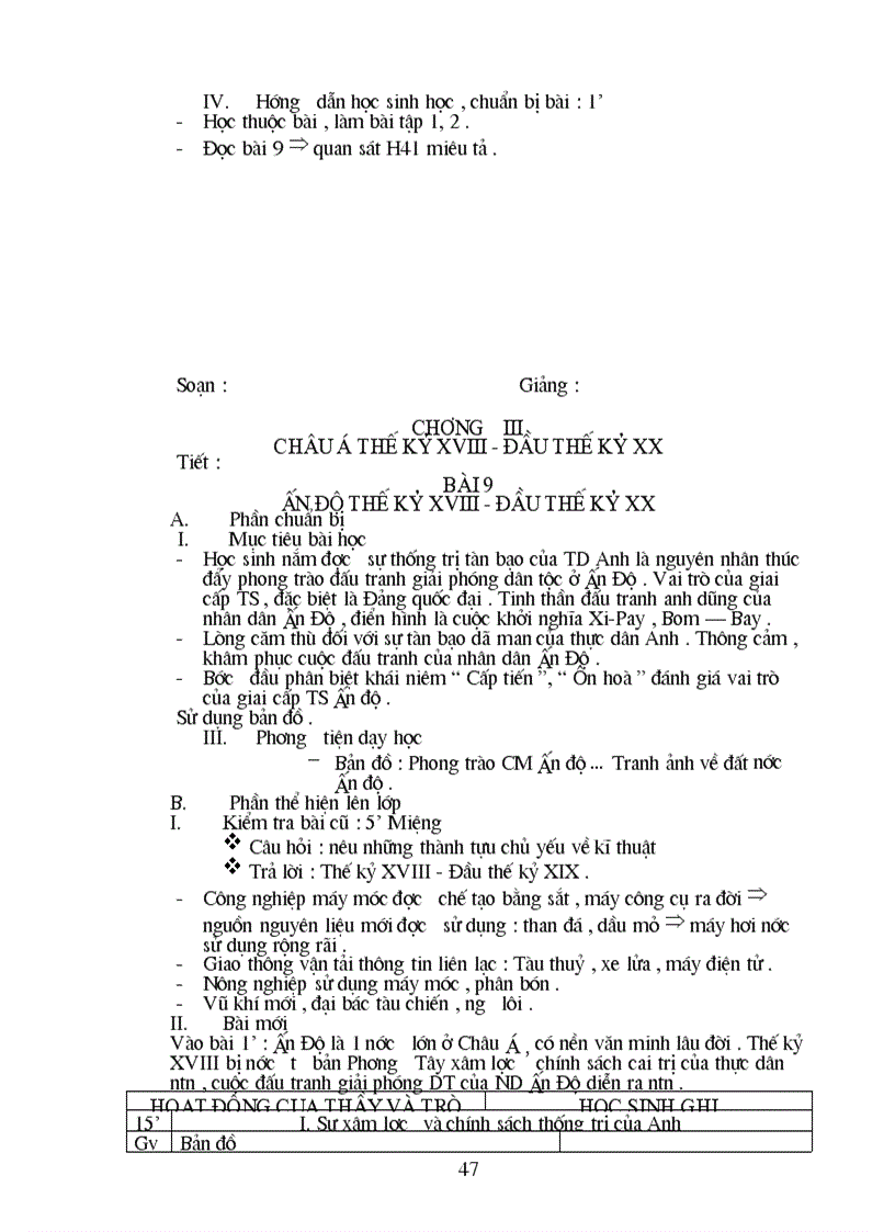 image for page Giao an sử 8 Kỳ I