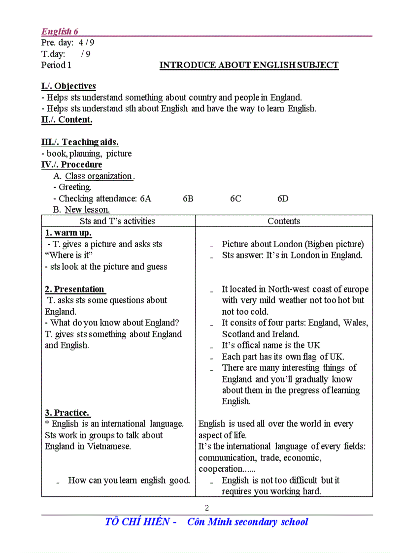 image for page Giáo án ânh6