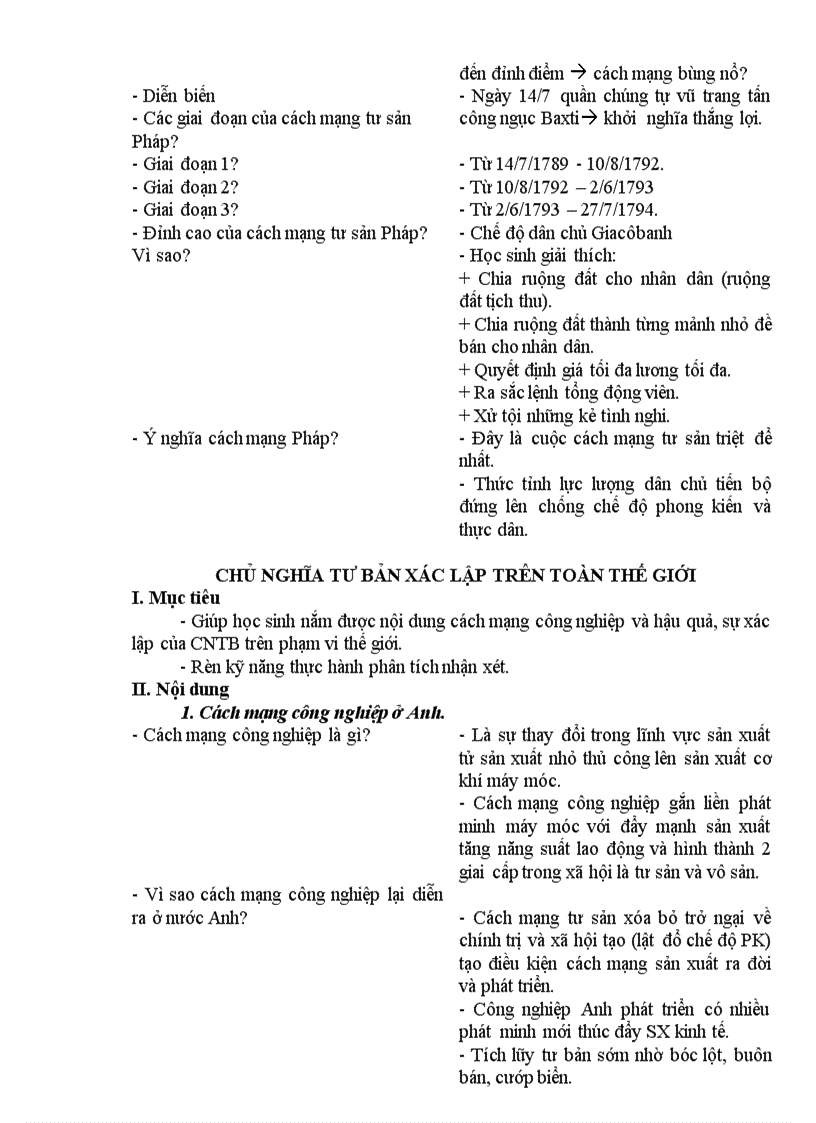 Giáo án bồi dưỡng sử 8 phần i