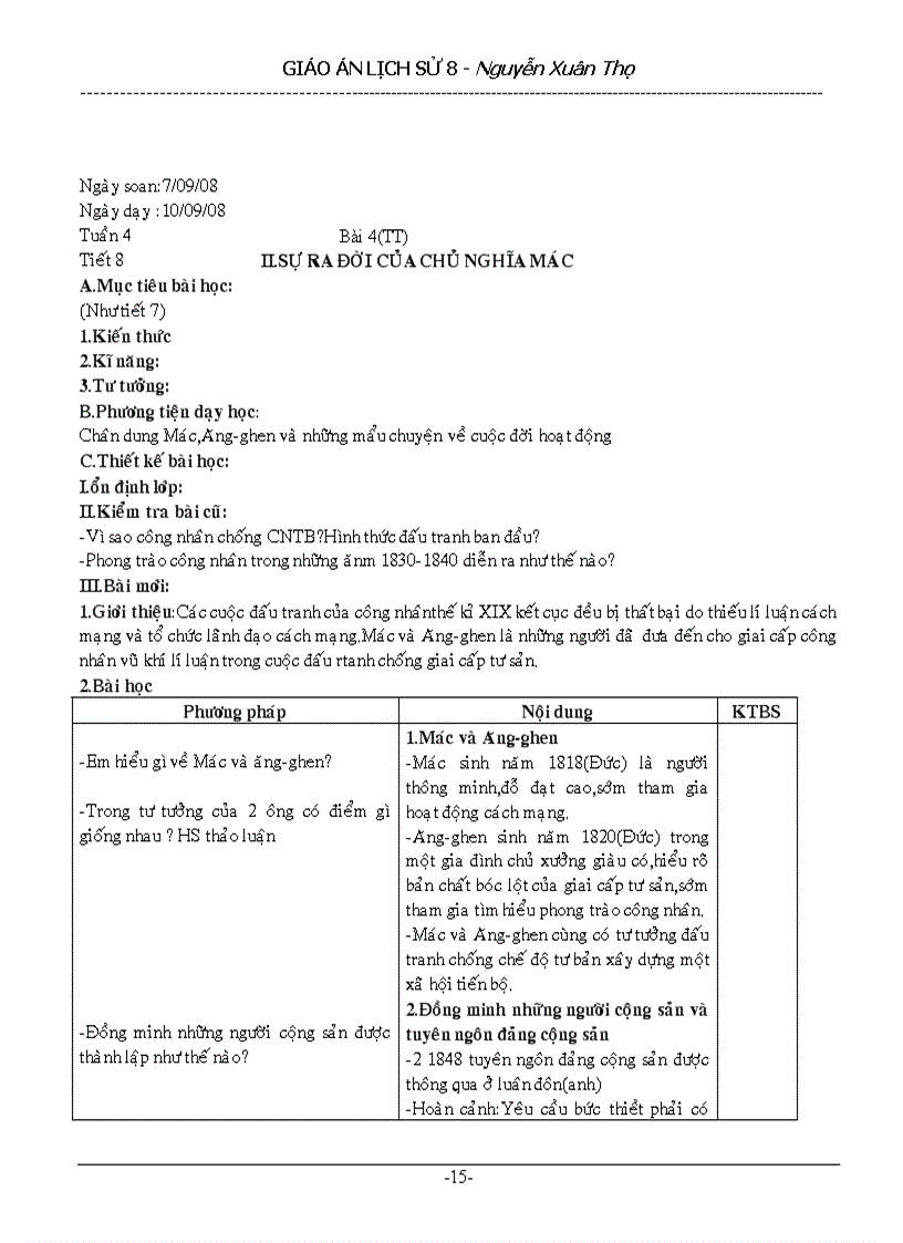 image for page Giáo án điện tử 8