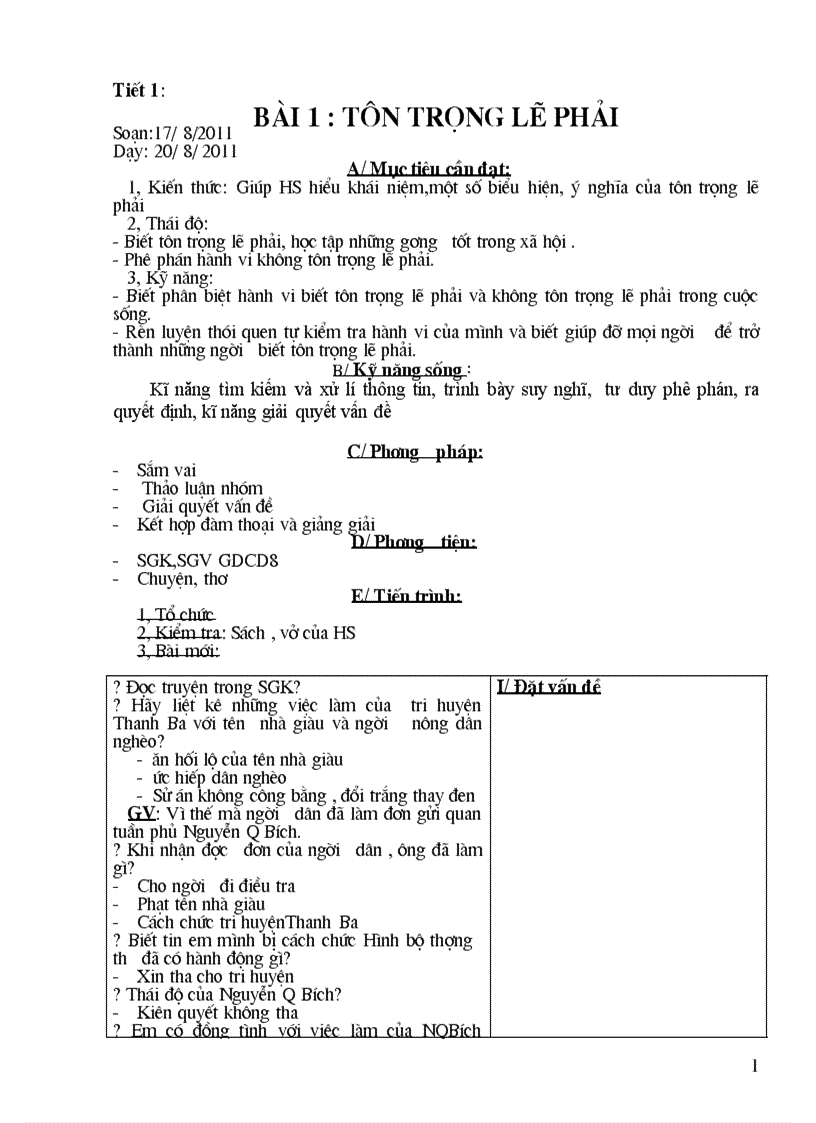 image for page Giao an GDCD 8