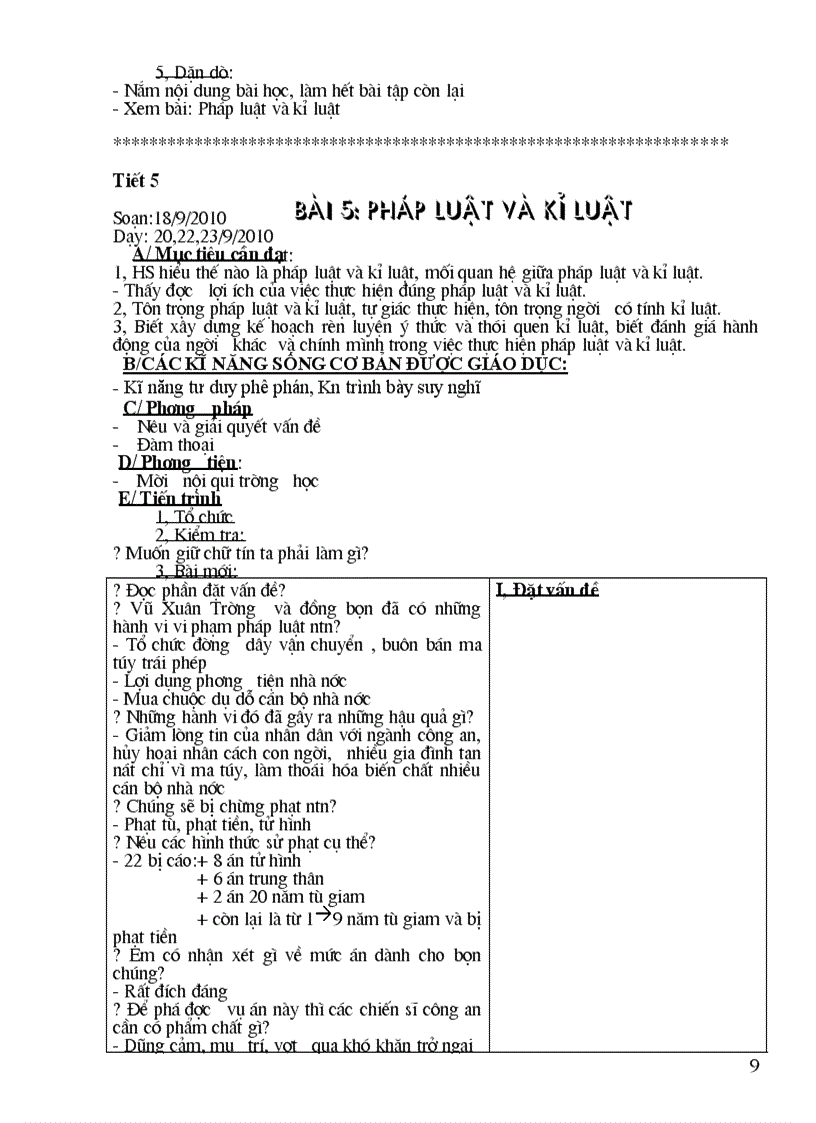 image for page Giao an GDCD 8