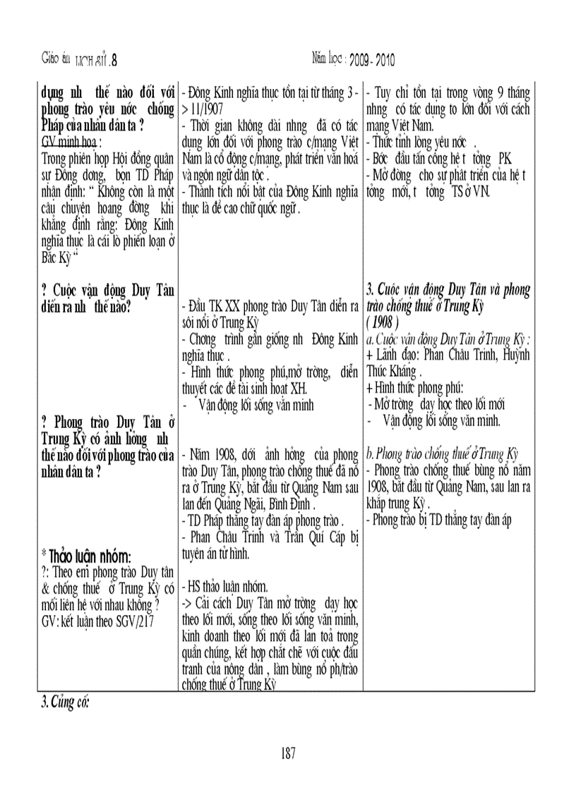 image for page Giao an lich su 8 2011 2012 chuan