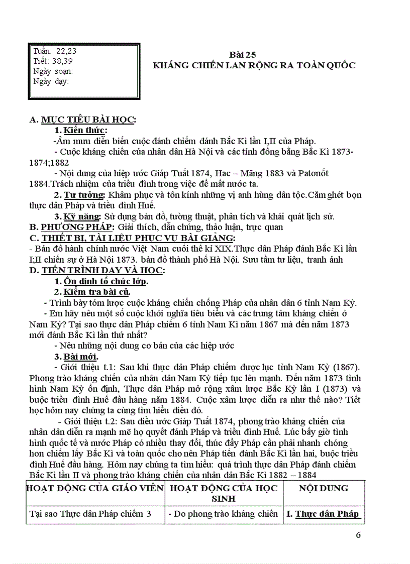 image for page Giao an lich su 8 bai 24