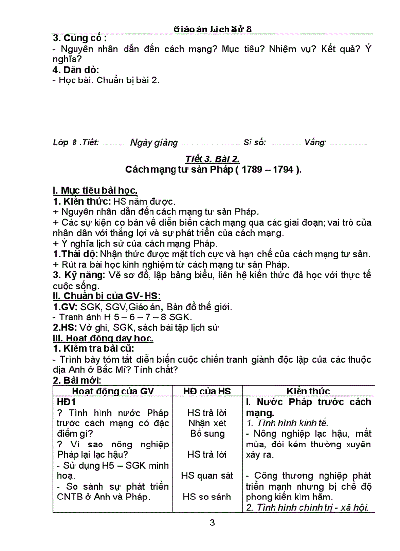 image for page Giao an Lich Su 8 Ca nam 3 cot 1