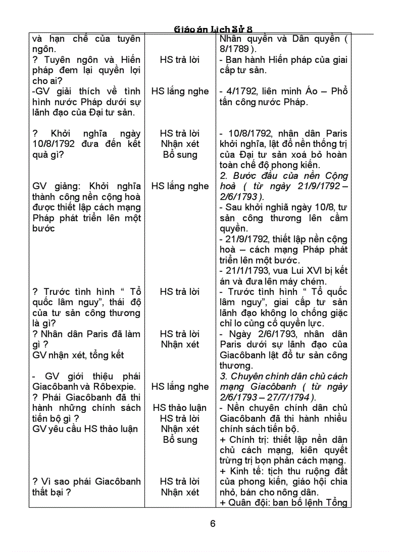 image for page Giao an Lich Su 8 Ca nam 3 cot 1