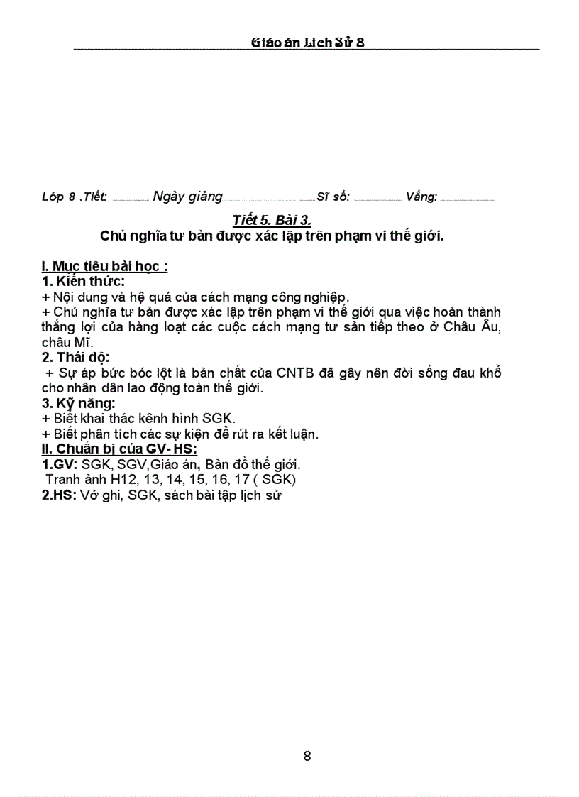 image for page Giao an Lich Su 8 Ca nam 3 cot 1