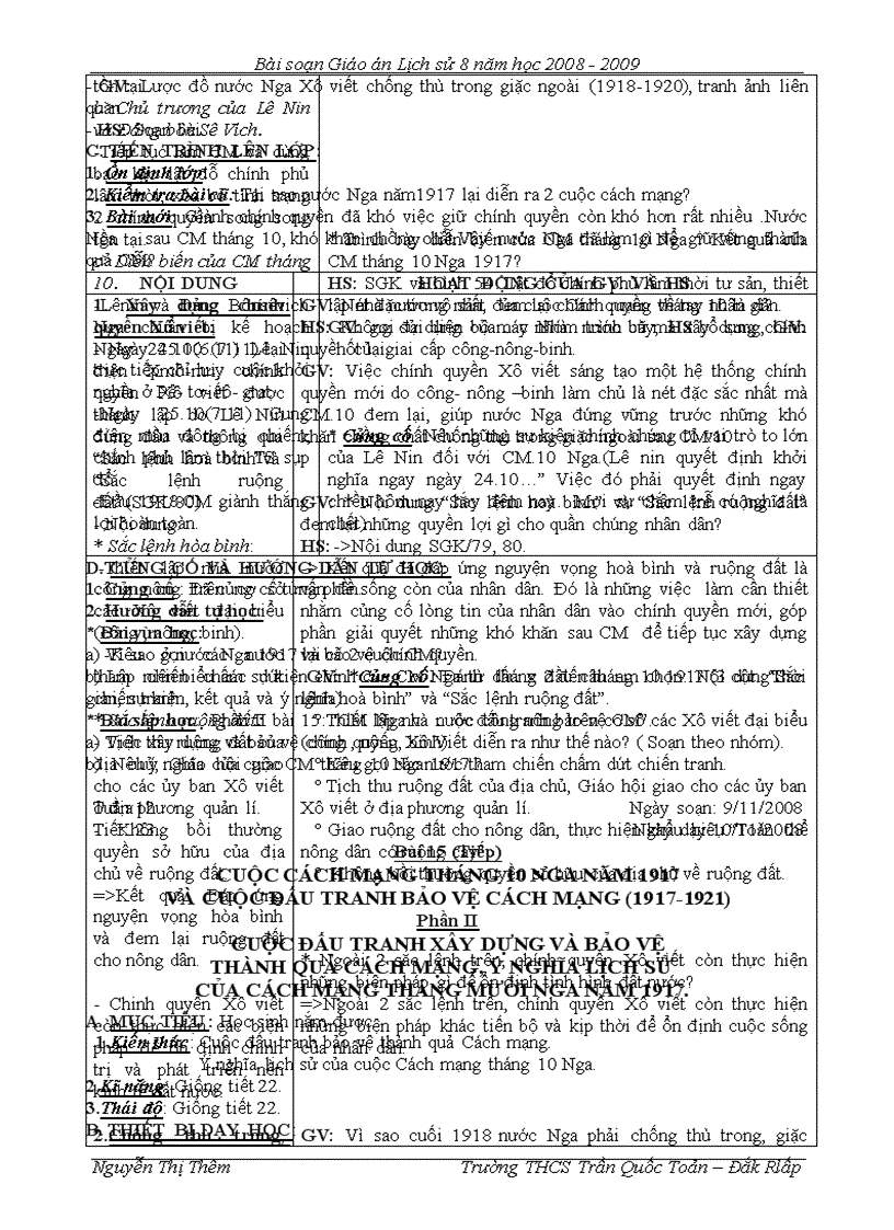 image for page Giao an Lich su 8 den bai