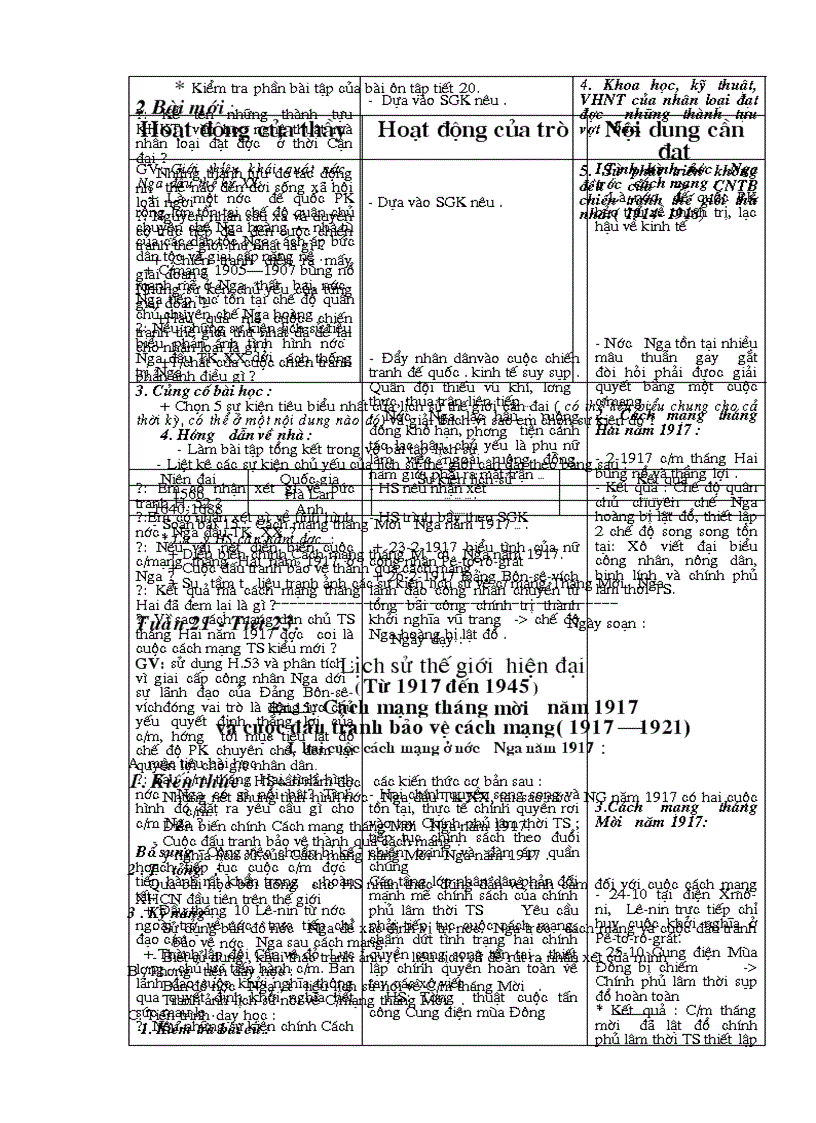 image for page Giáo án Lịch sử 8 mới nhất 2010 2011