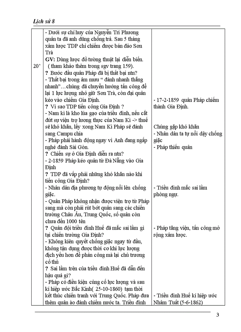 image for page Giáo án lịch sử 8 năm học 2010 2011