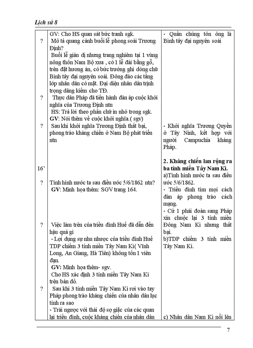image for page Giáo án lịch sử 8 năm học 2010 2011