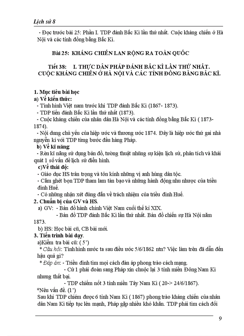 image for page Giáo án lịch sử 8 năm học 2010 2011