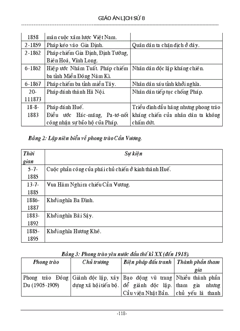 image for page Giáo án lịch sử 8 trọn bộ 1