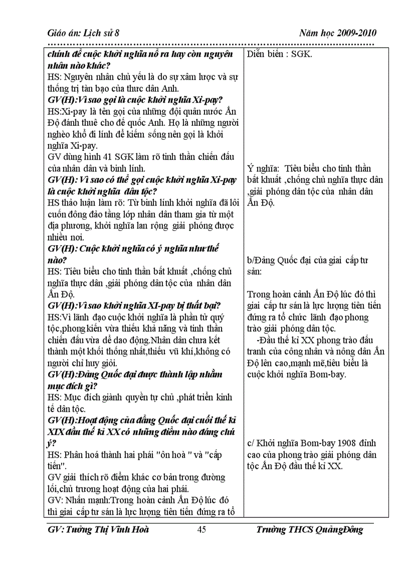 image for page Giáo an Lịch sử 8 đầy đủ 1