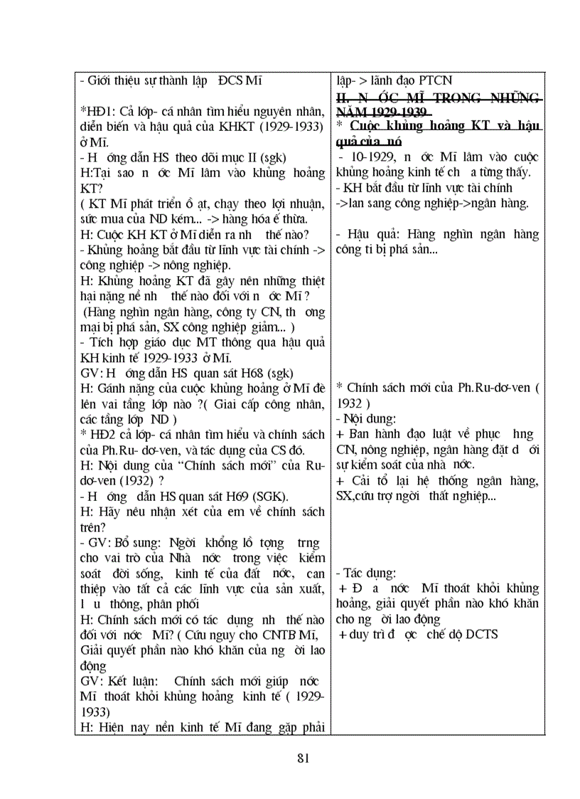 image for page Giáo án Lịch sử lớp 8 trọn bộ
