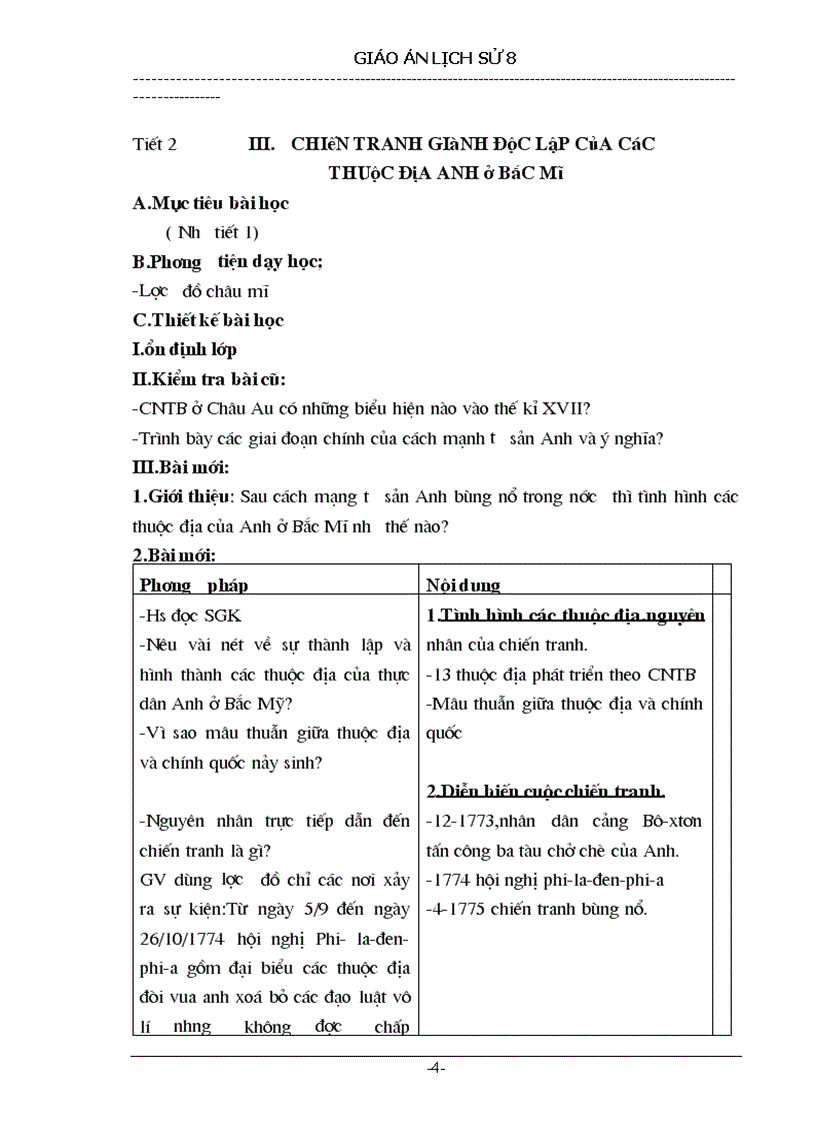 image for page Giao an Su 8 ca nam hai cot