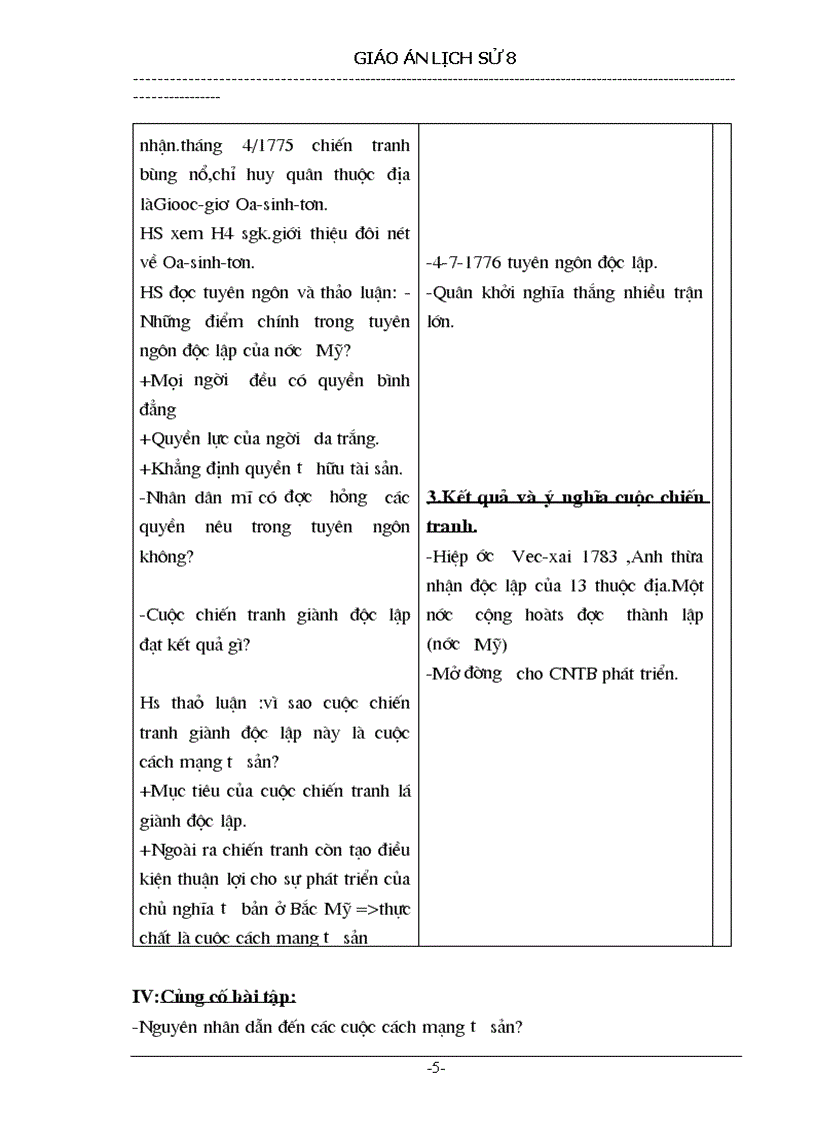 image for page Giao an Su 8 ca nam hai cot