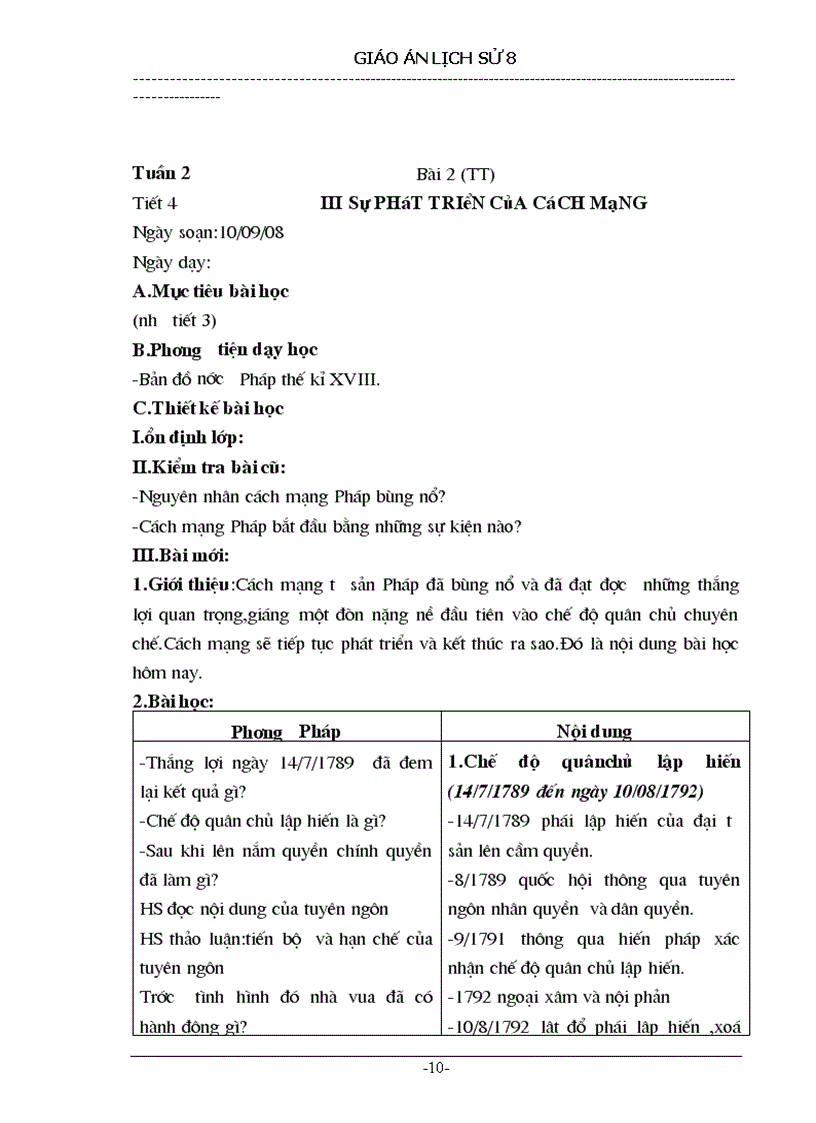 image for page Giao an Su 8 ca nam hai cot