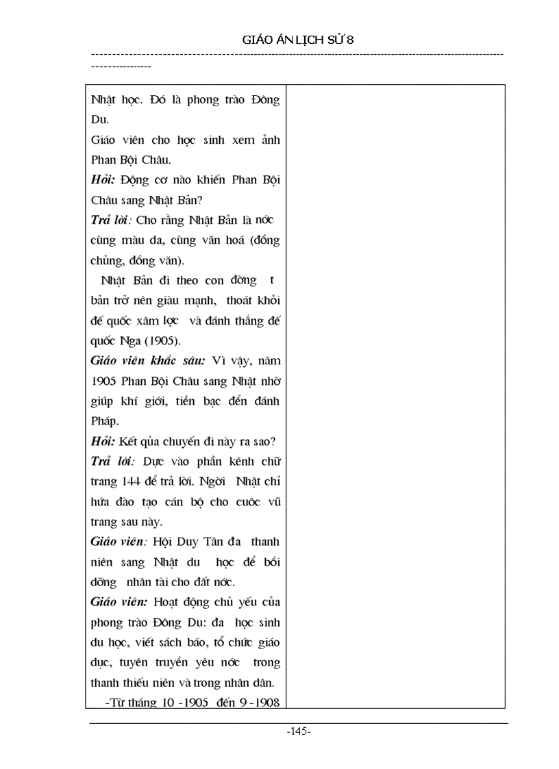 image for page Giao an Su 8 ca nam hai cot