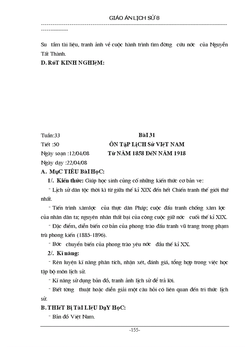 image for page Giao an Su 8 ca nam hai cot