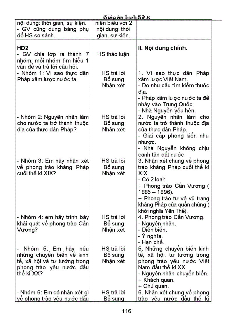 image for page Giao an Su 8 Chuan KT 3 cot