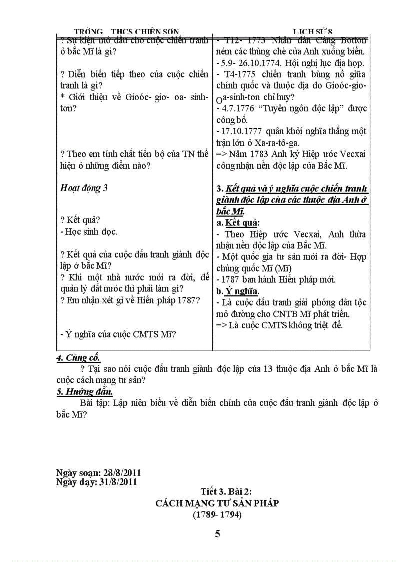 image for page Giáo án sử 8 kì I