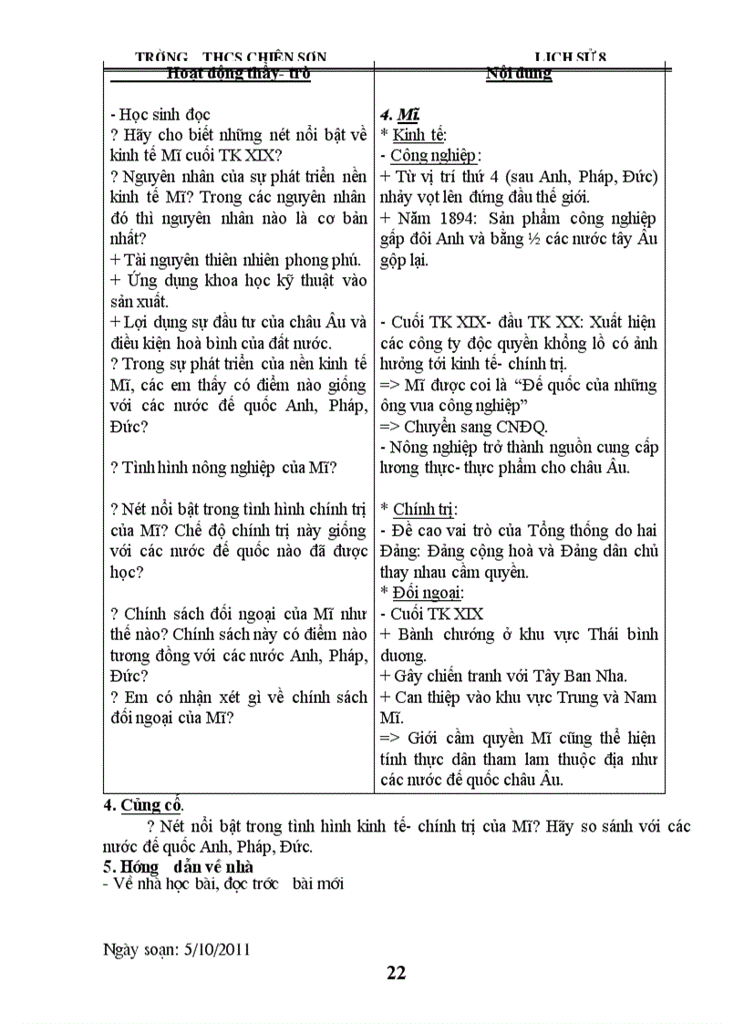 image for page Giáo án sử 8 kì I