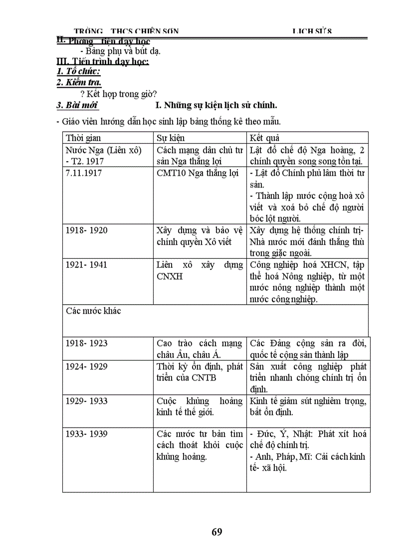 image for page Giáo án sử 8 kì I