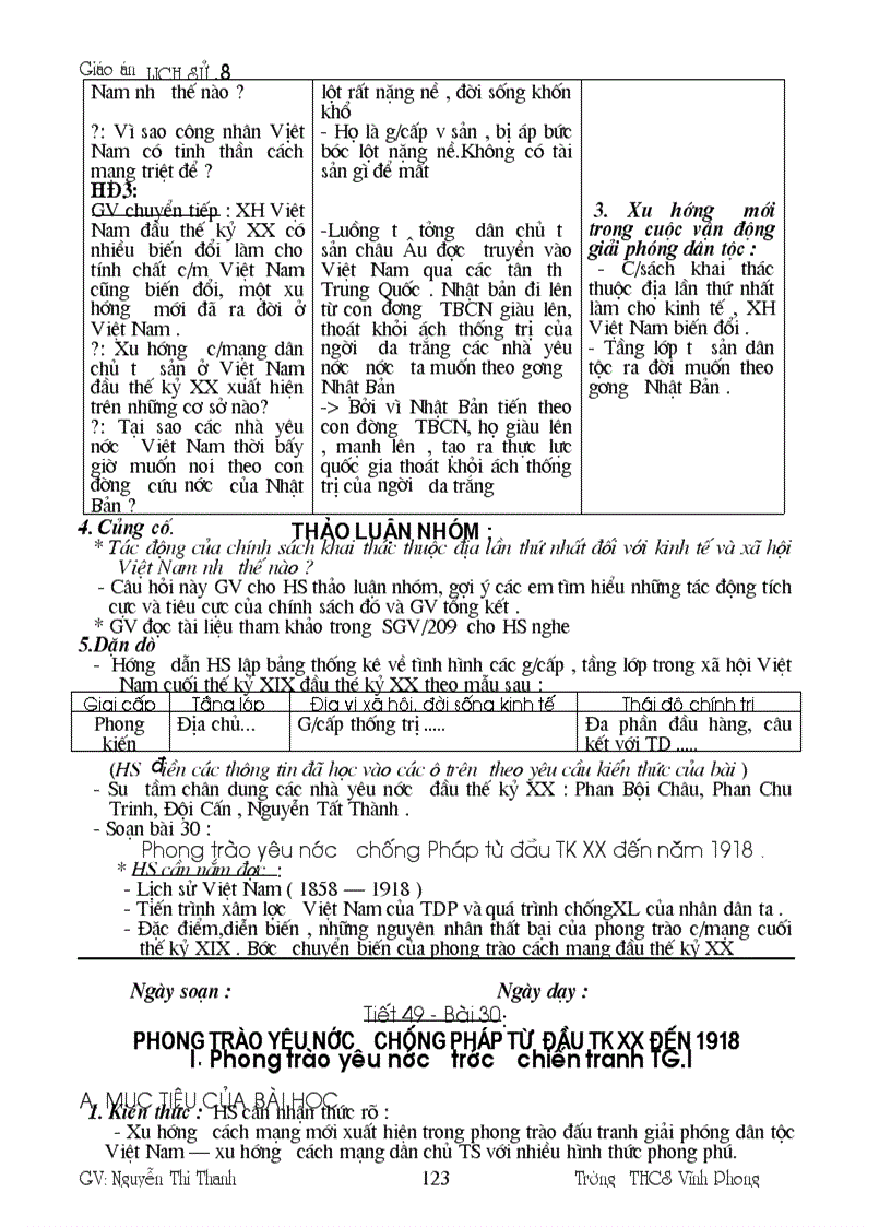 image for page Giao an su 8 moi sua theo chuan