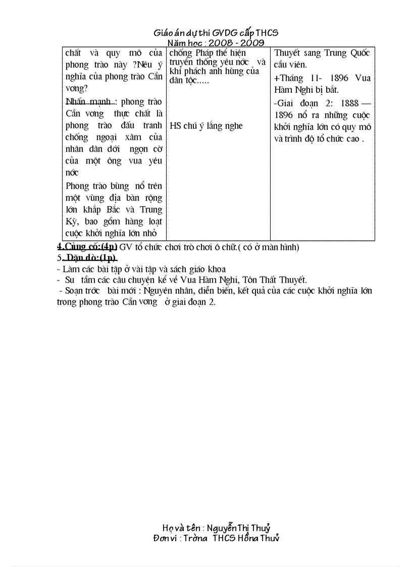 image for page Giao an Su 8 Thi GVG