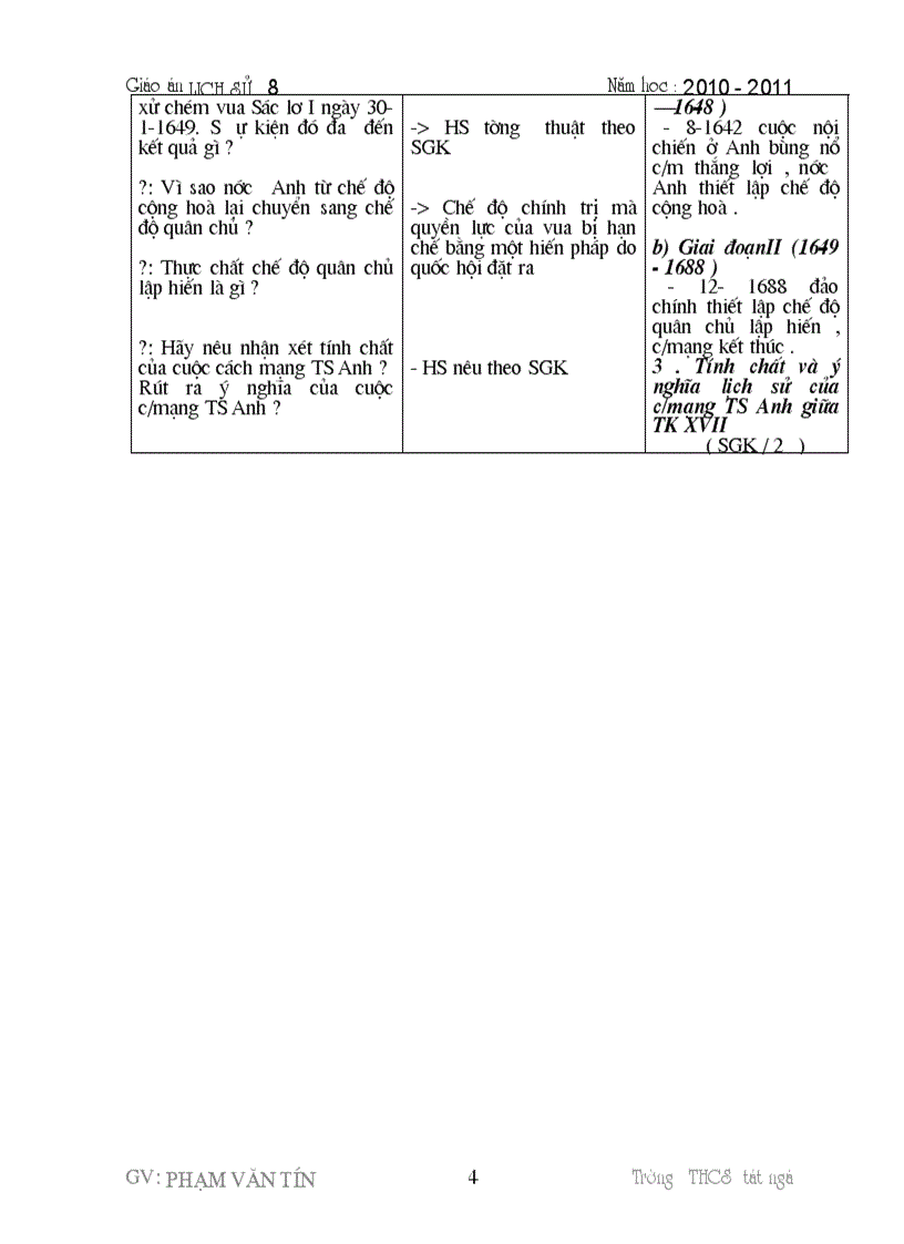 image for page Giáo ánLịch sử 8 cả năm chuẩn KTKN 3 cột