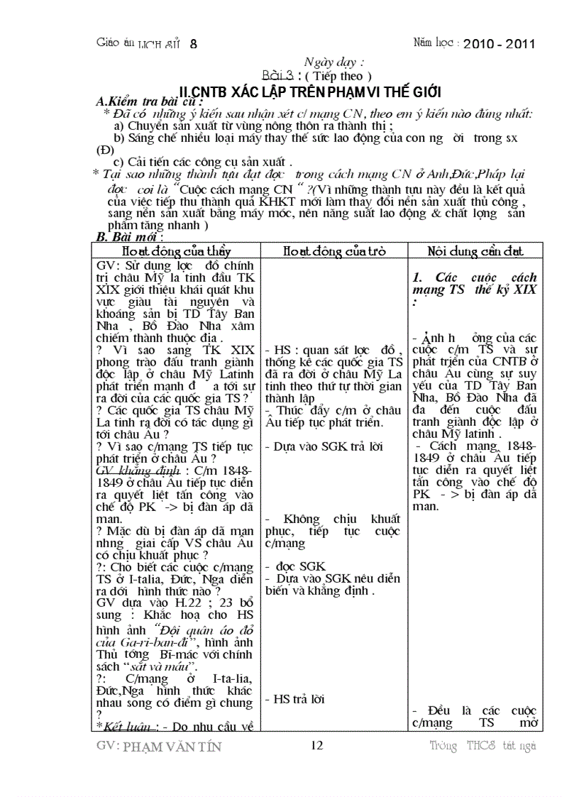 image for page Giáo ánLịch sử 8 cả năm chuẩn KTKN 3 cột